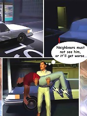 Hot Wife Comics. Young 3d girl with pink hair fucked like a slut on the floor