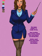 john person comics. Miss Apple likes tease boys, attractive underwear, having sex and massive dicks
