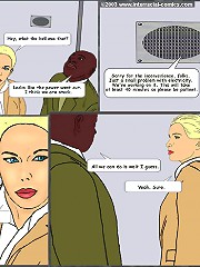 Elevator fever interracial comic fuck