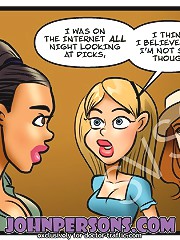 Hot business sluts fucked hard for erotic comics orgy