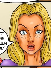 Sexy hotties fucked hard and fed with jizz in interracial xxx cartoons